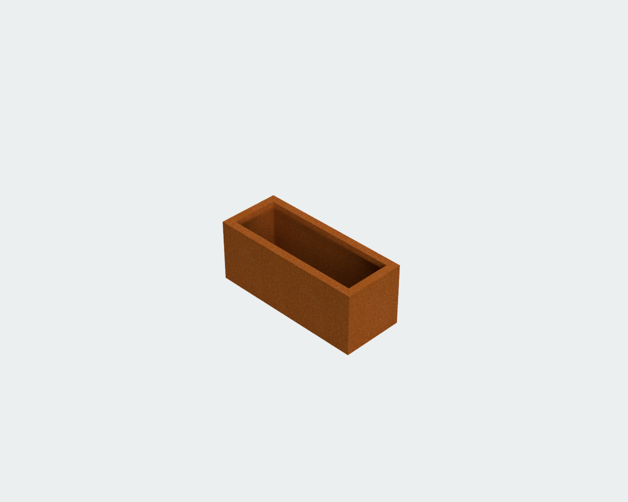 Cortenstaal Plantenbak 100x40x50