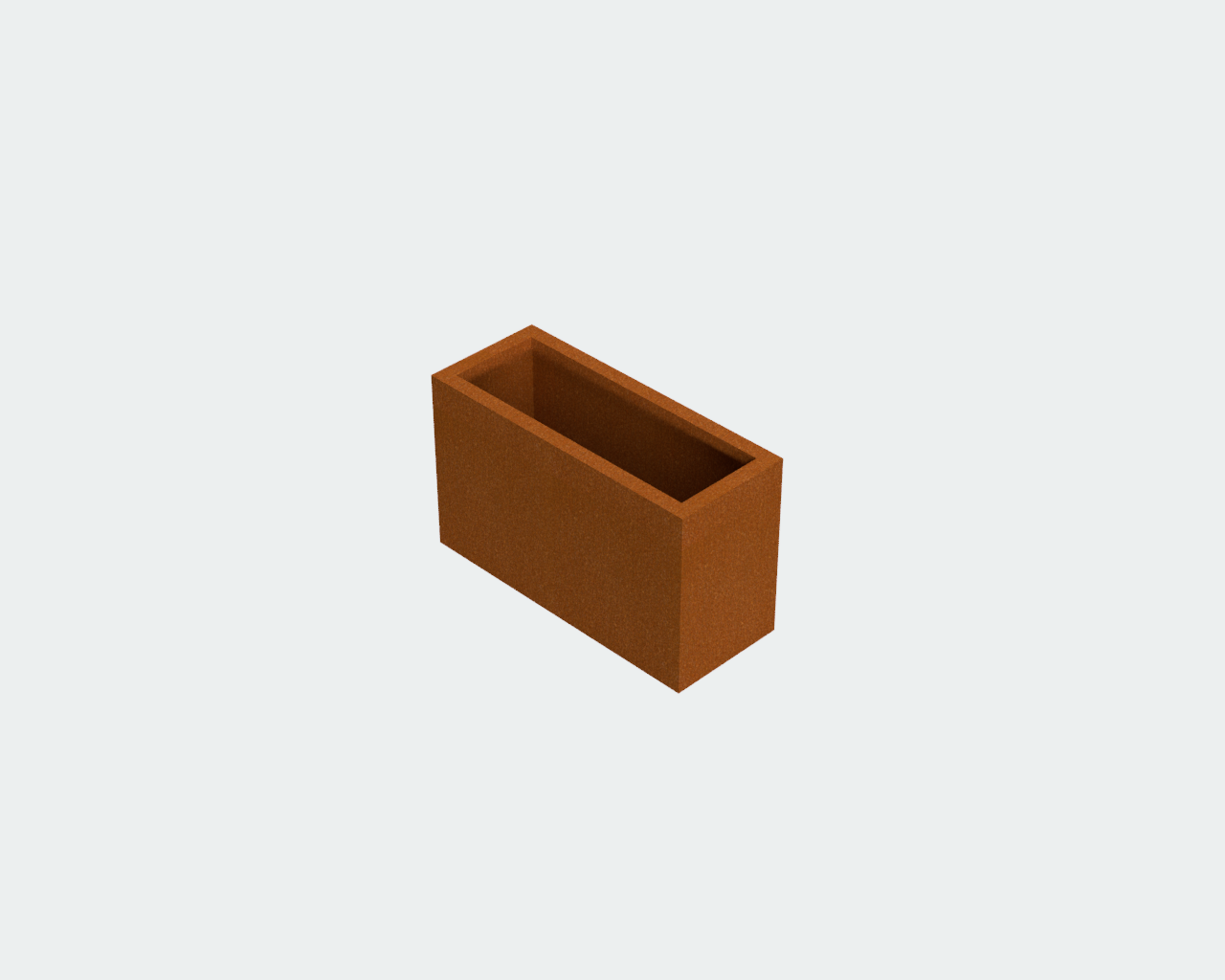 Cortenstaal Plantenbak 100x40x80