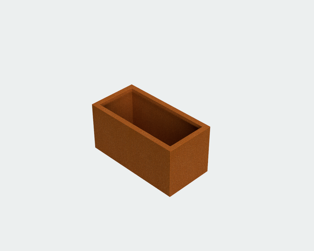 Cortenstaal Plantenbak 100x50x80
