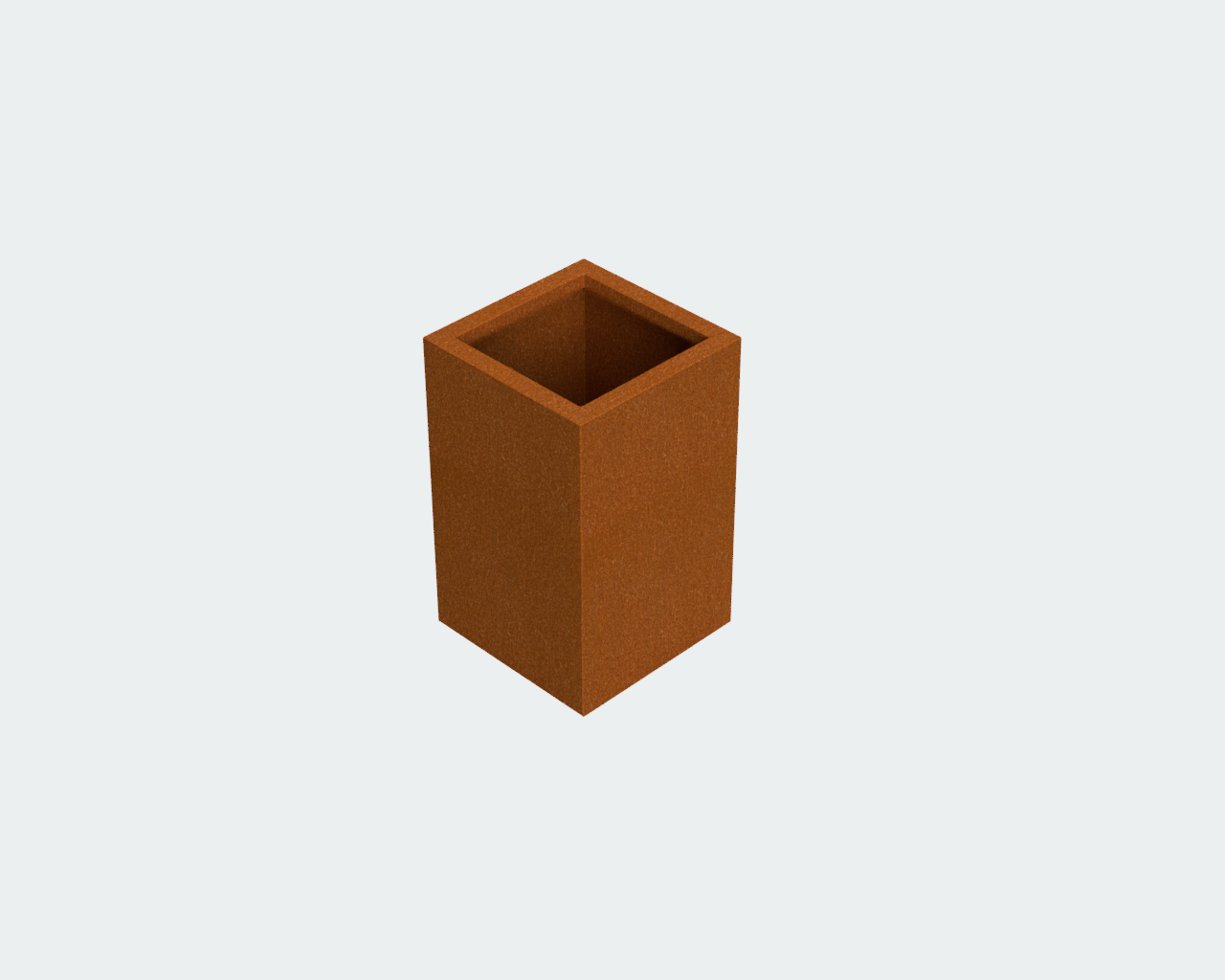 Cortenstaal Plantenbak 50x50x80
