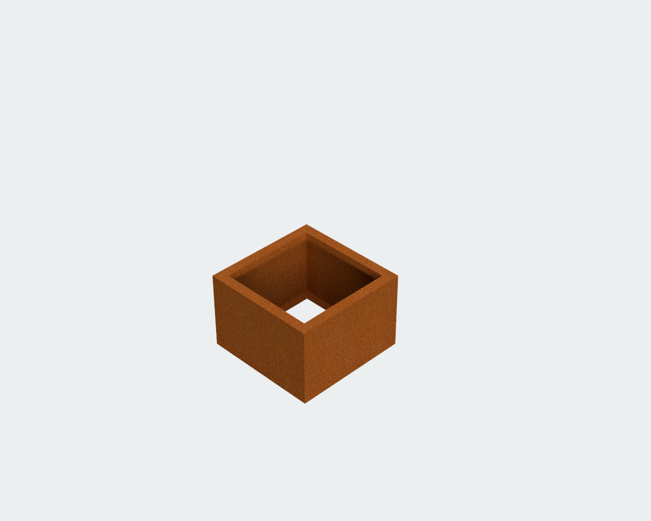 Cortenstaal Plantenbak 60x60x40